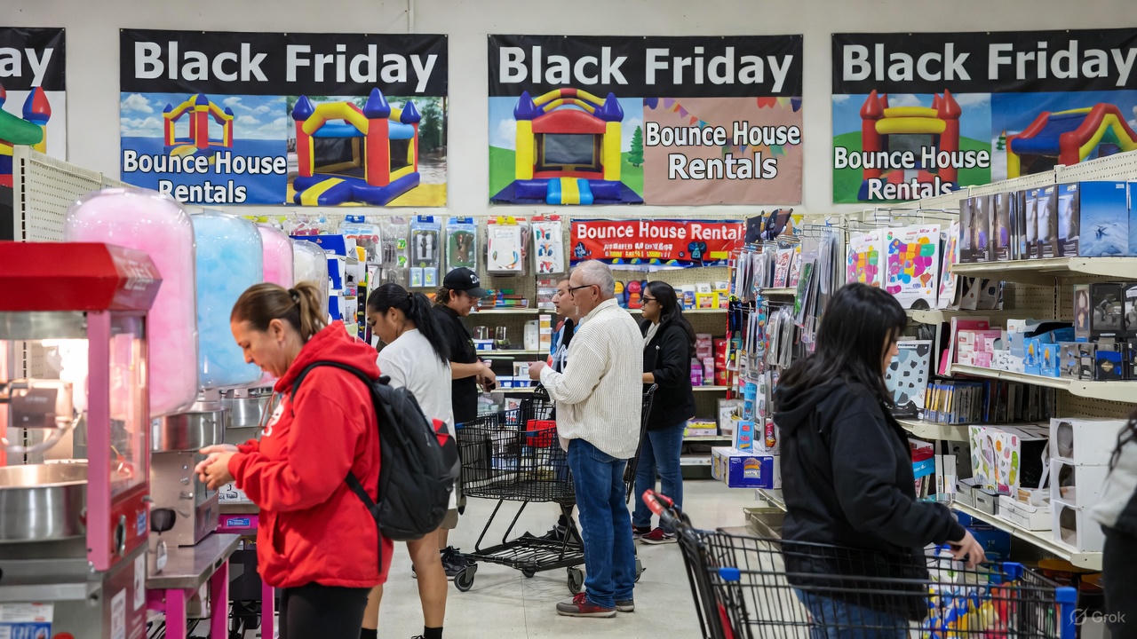 Black Friday Alert: Lock In 2026 Bounce House Rentals at 2025 Prices This Weekend Only