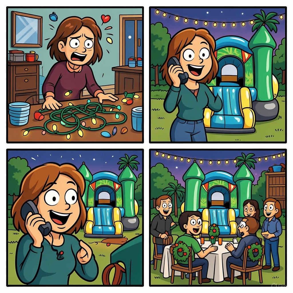 Last-Minute Christmas Party Panic? Why Cape Coral Parents Are Renting Bounce Houses on December 23rd!