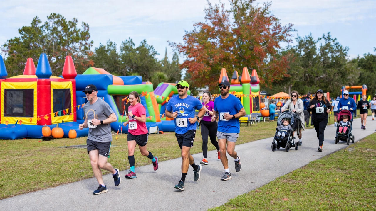 Pre-Thanksgiving Family Fitness: Pair a Turkey Trot with Bounce House Rentals in Cape Coral and Fort Myers